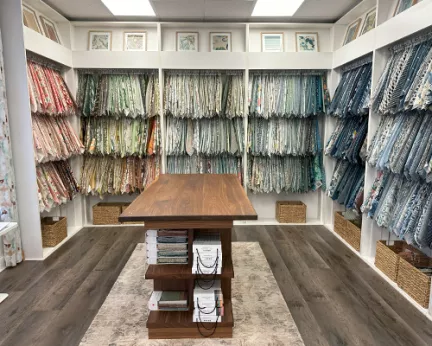 Anna Elisabeth and Greenhouse Fabrics showroom