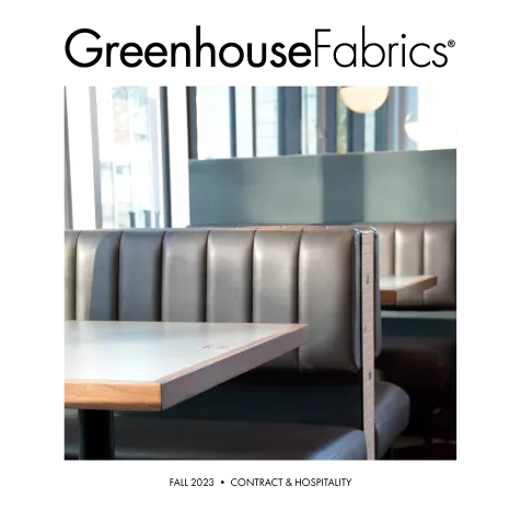 Contract & Hospitality Cover with Restaurant Booth covered in vinyl