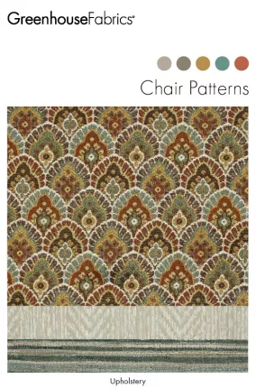 F34 chair patterns book with bright prints on front cover.