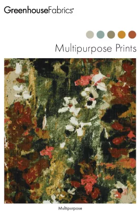 F36 Multipurpose Prints book with a multi colored print with floral design