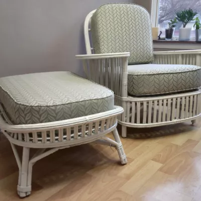 F5228 upholstered on a chair
