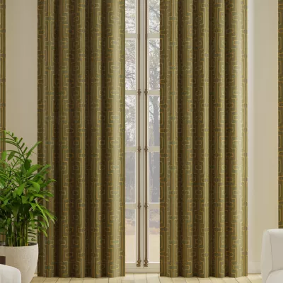 S7021 Juniper applied to drapery