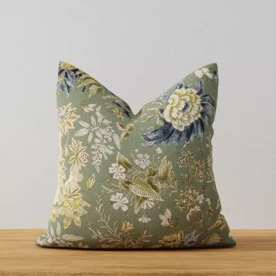 S7062 Bowery Blue applied to a pillow