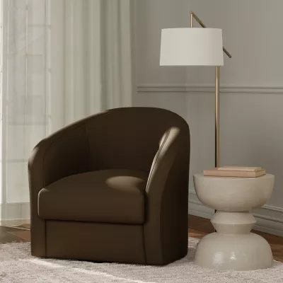F5958 Stpne vinyl upholstered on a chair