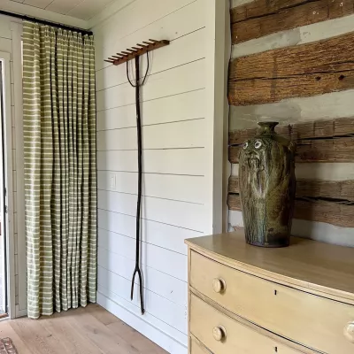 S6920 Fern applied to drapery