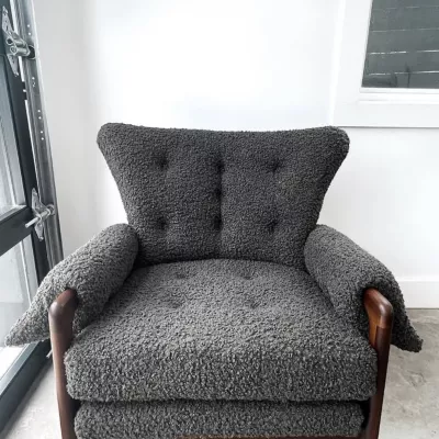 S5479 upholstered onto an armchair